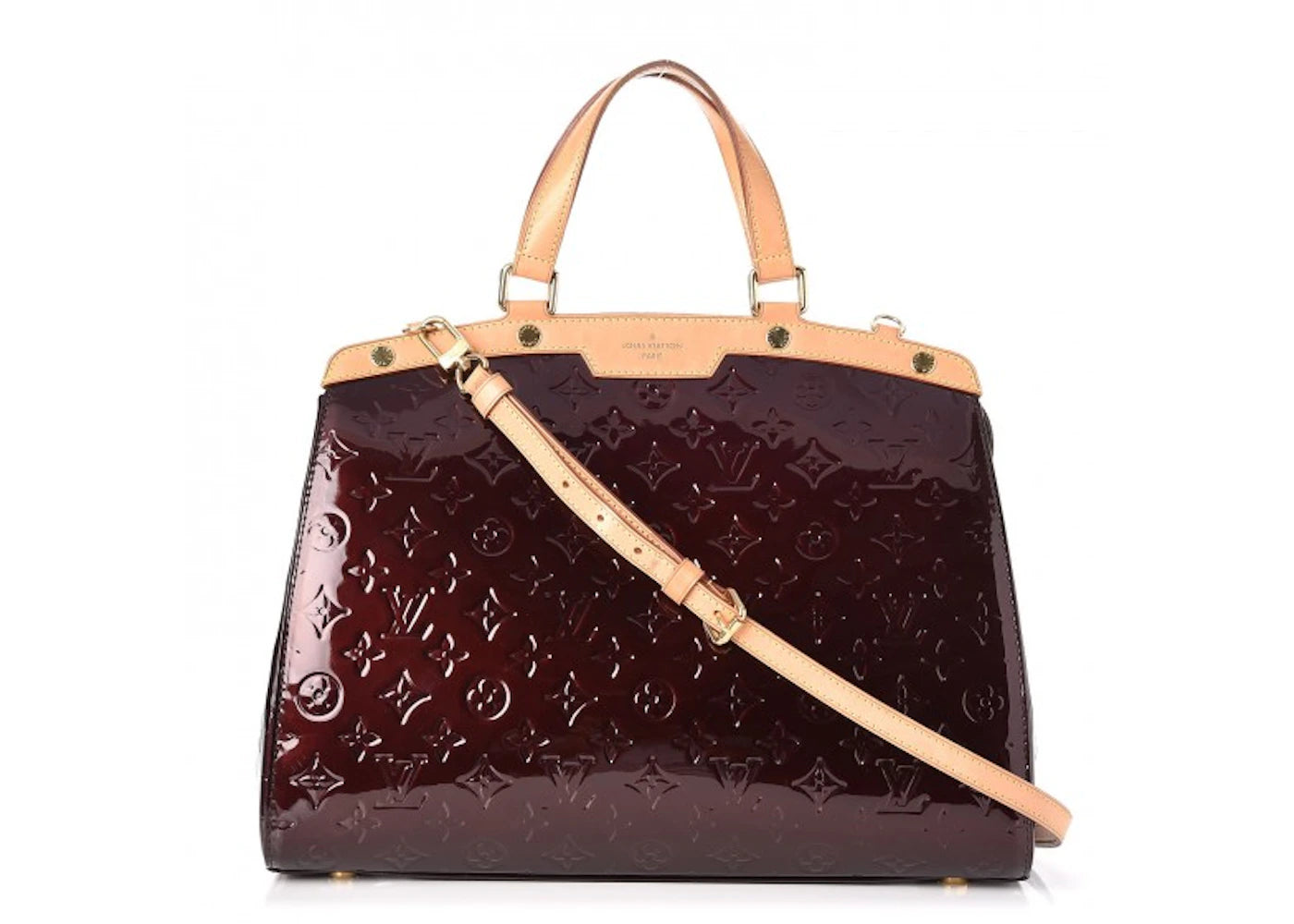 Louis Vuitton Brea Monogram Vernis GM Amarante