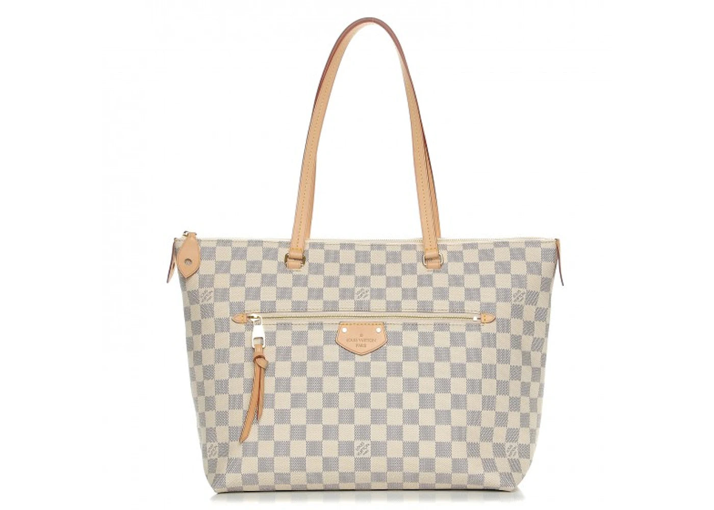 Louis Vuitton Tote Iena Damier Azur MM White/Blue