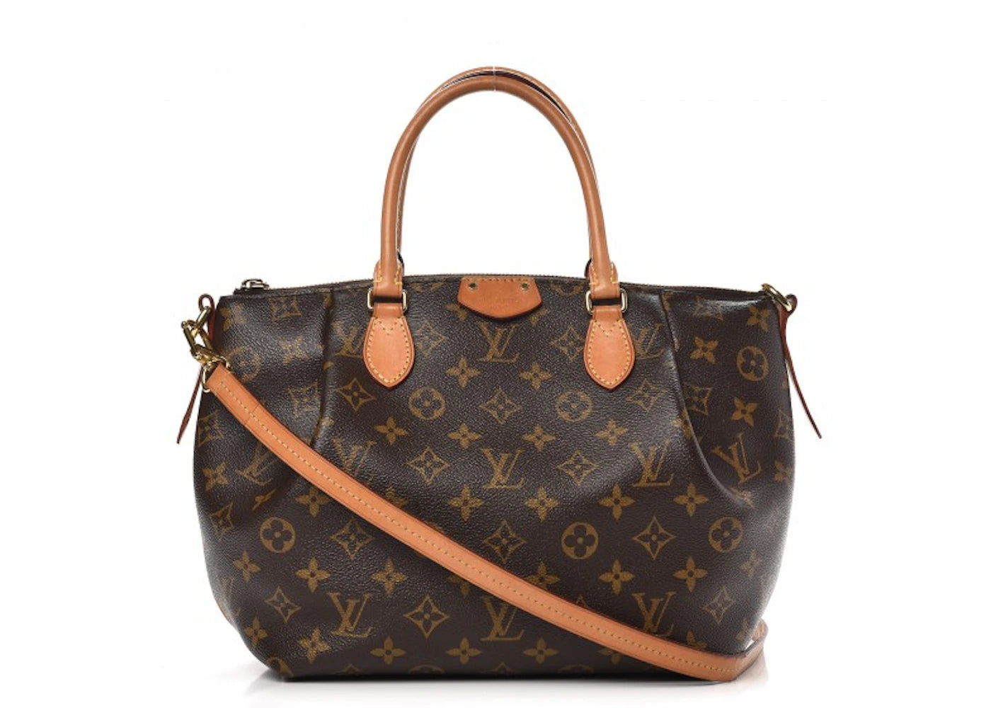 Louis Vuitton Tote Turenne Monogram With Accessories PM Brown