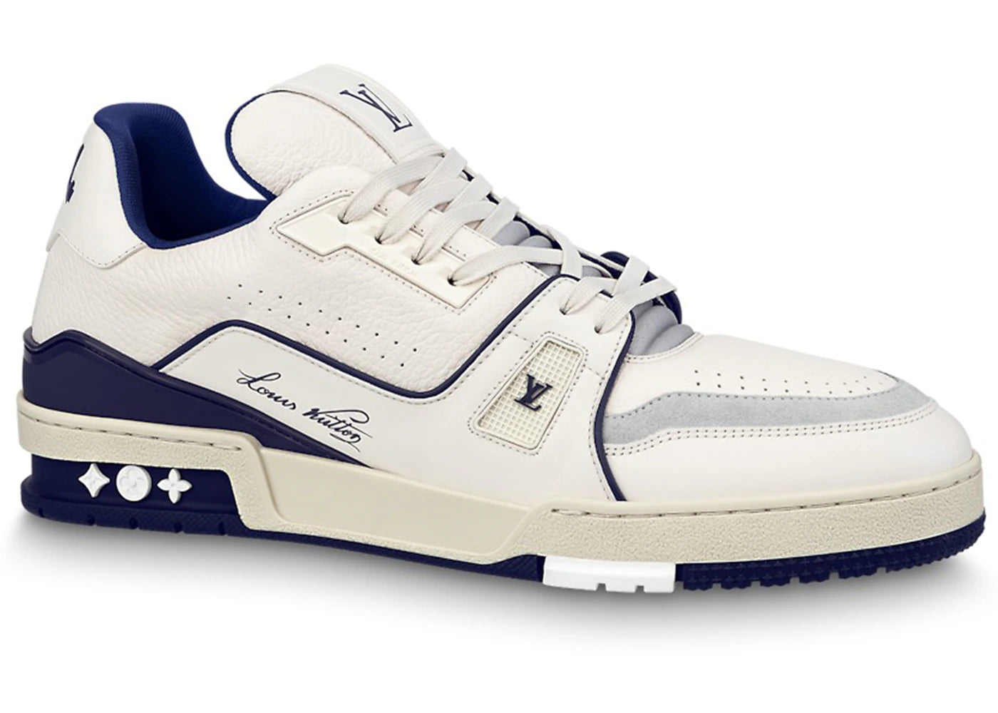 Louis Vuitton Trainer Marine White