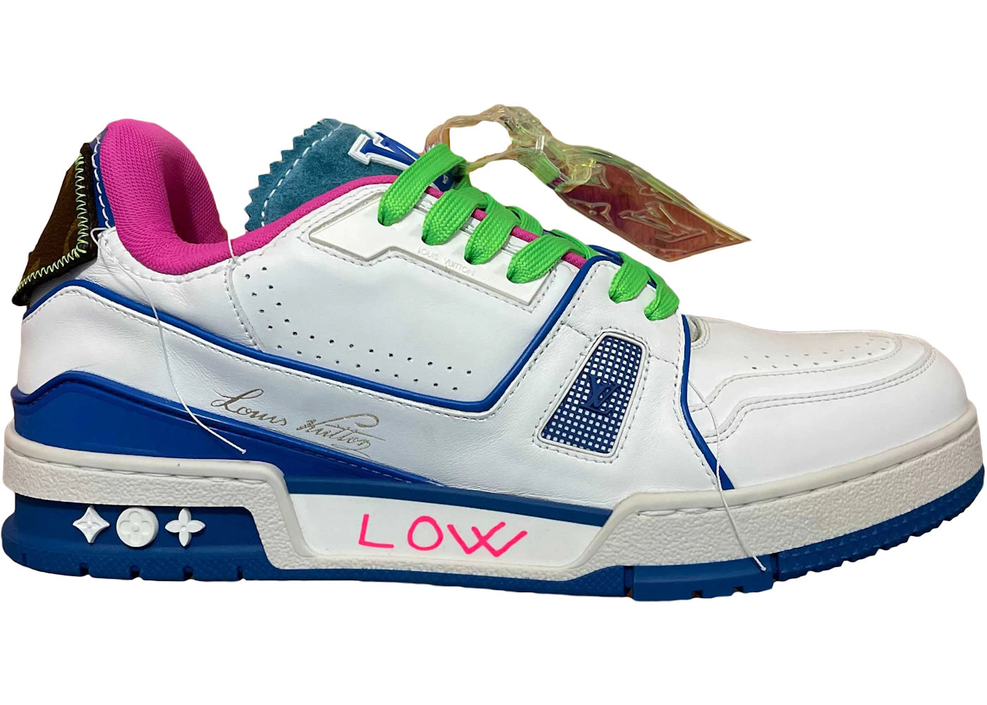 Louis Vuitton Trainer Neon Blue