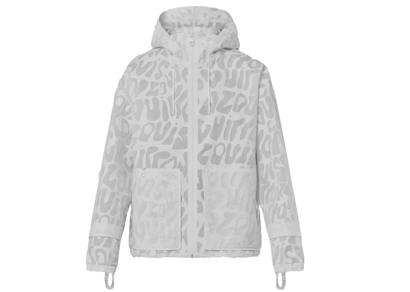 Louis Vuitton Transparent Packable Windbreaker Optical White