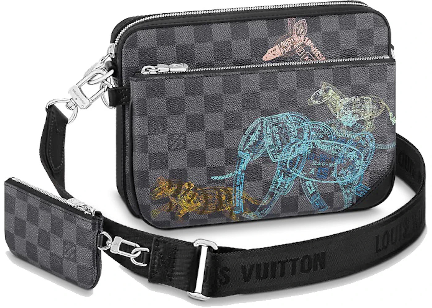 Louis Vuitton Trio Messenger Damier Graphite
