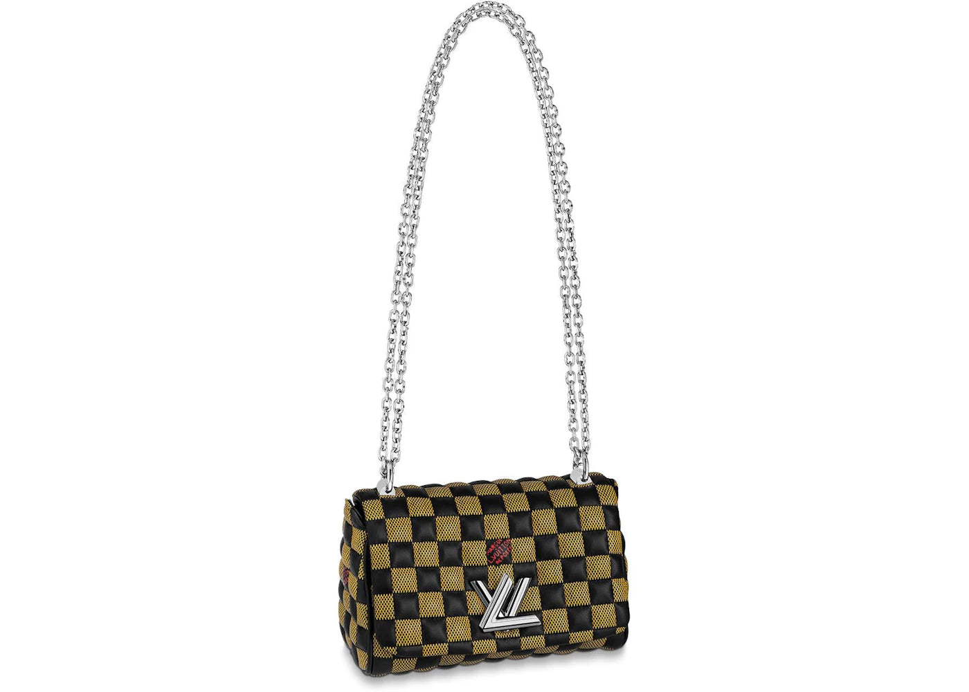 Louis Vuitton Twist Damier Quilted BB Black/Yellow