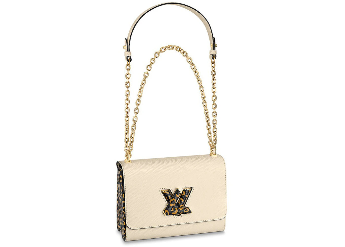Louis Vuitton Twist Monogram Giant Jungle MM Quartz Beige