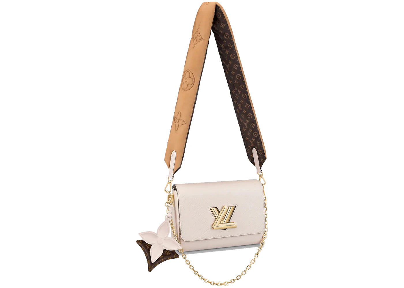 Louis Vuitton Twist MM Cream