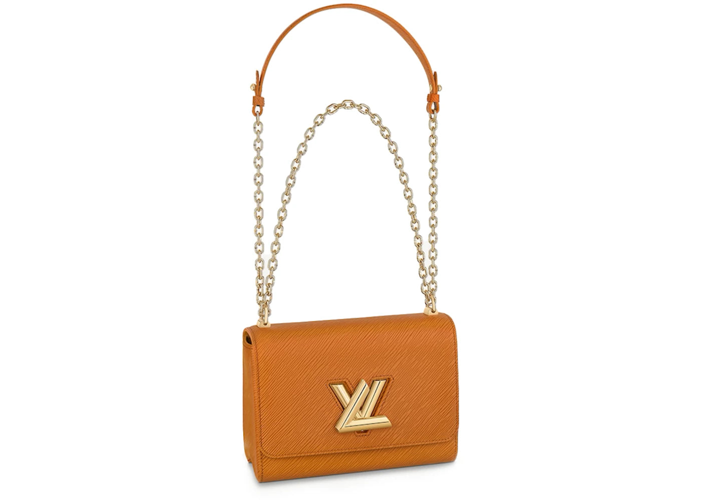 Louis Vuitton Twist MM Epi Grained Leather Gold Honey
