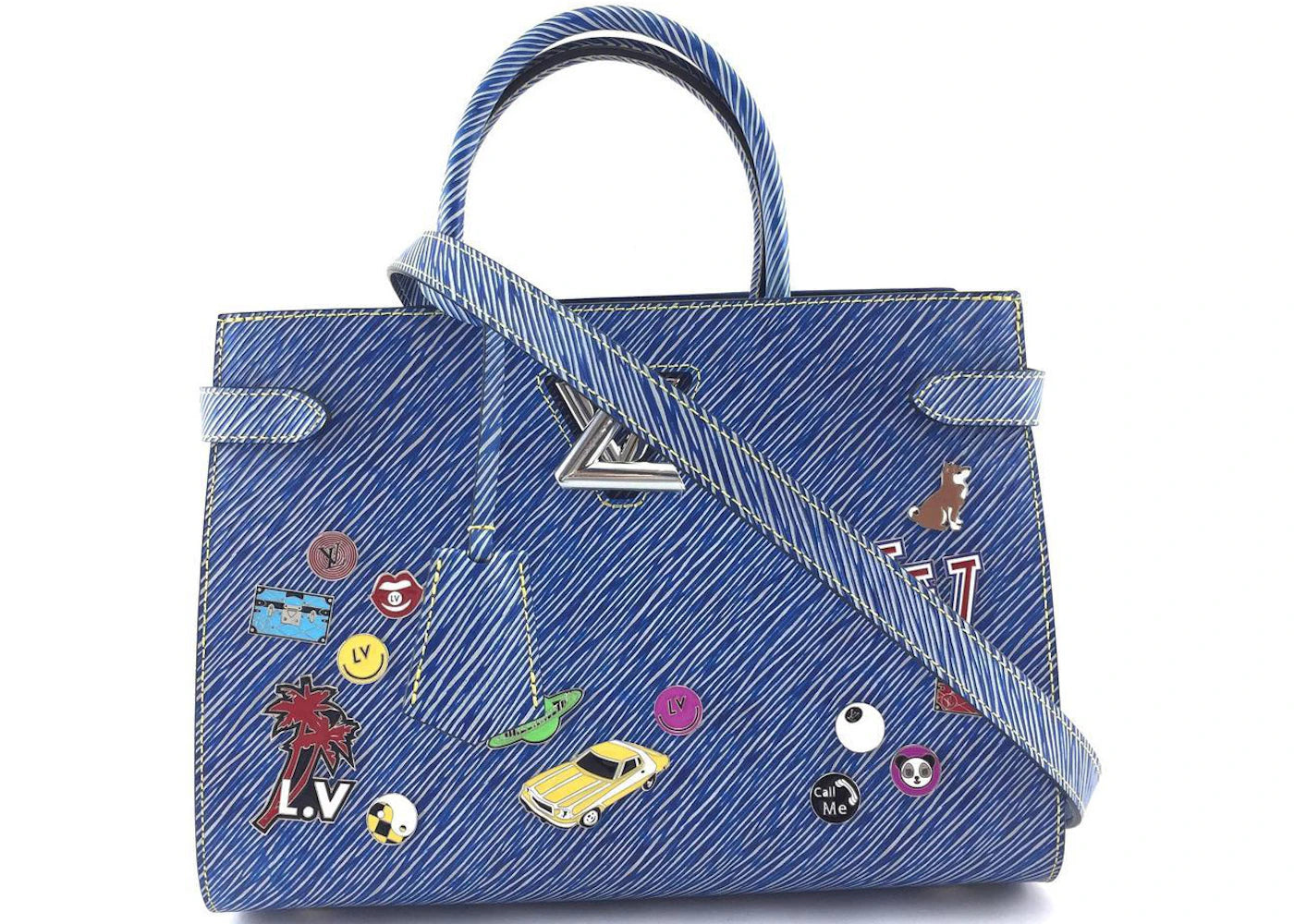 Louis Vuitton Twist Tote Epi Americana Rock and Roll Denim