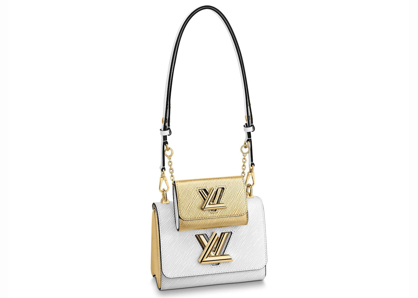 Louis Vuitton Twist and Twisty Epi PM White/Gold