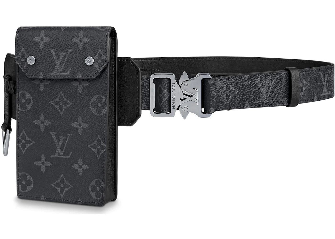 Louis Vuitton Utility Belt Monogram Eclipse 35MM Black