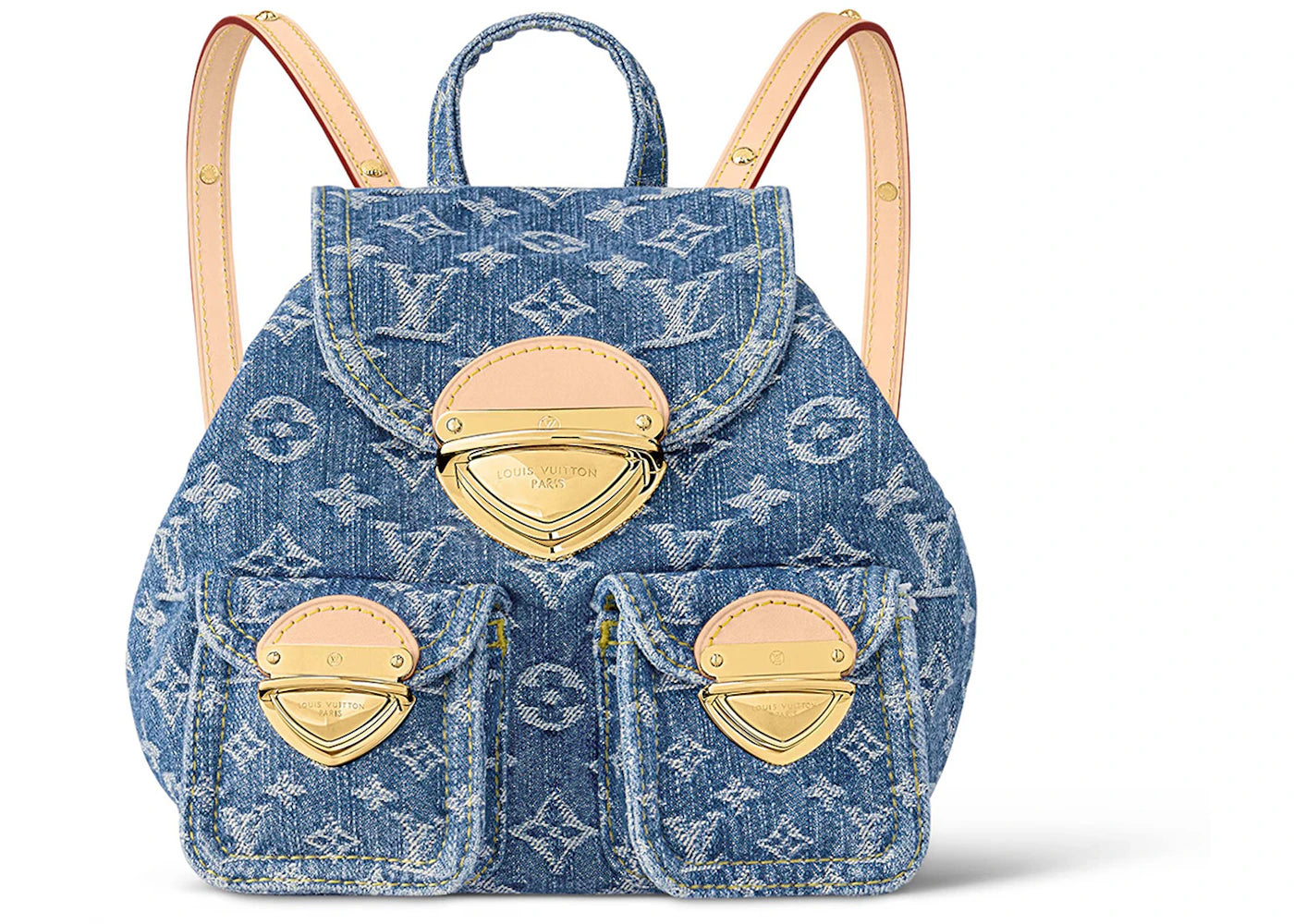 Louis Vuitton Venice Backpack Monogram Denim Blue