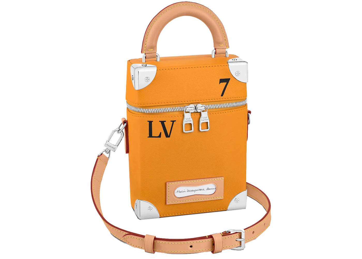 Louis Vuitton Vertical Box Trunk Saffron Yellow