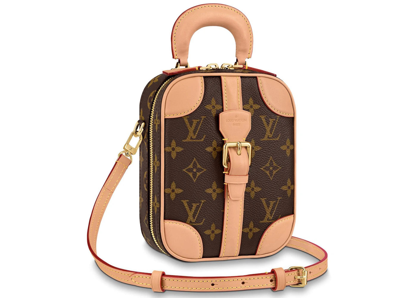 Louis Vuitton Vertical Mini Luggage Monogram Brown