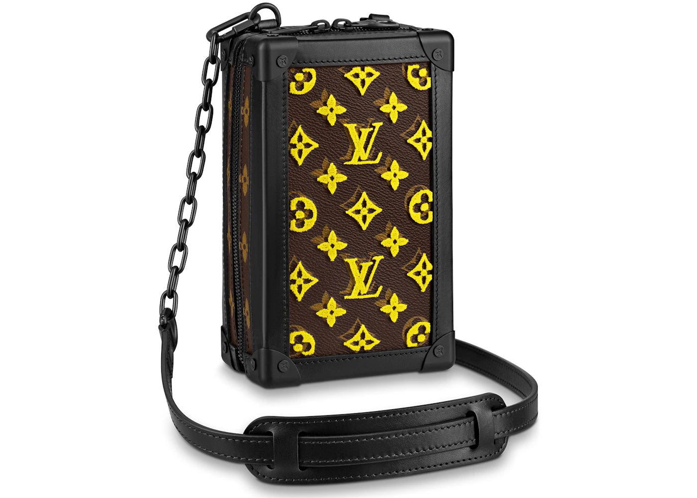 Louis Vuitton Vertical Soft Trunk Monogram Tuffetage Yellow
