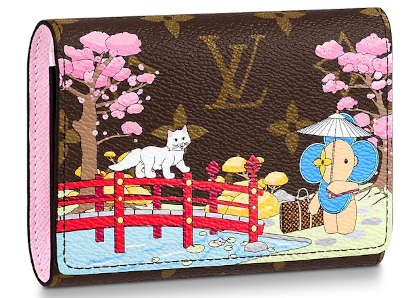 Louis Vuitton Victorine Wallet Monogram Vivienne Wisteria Pink