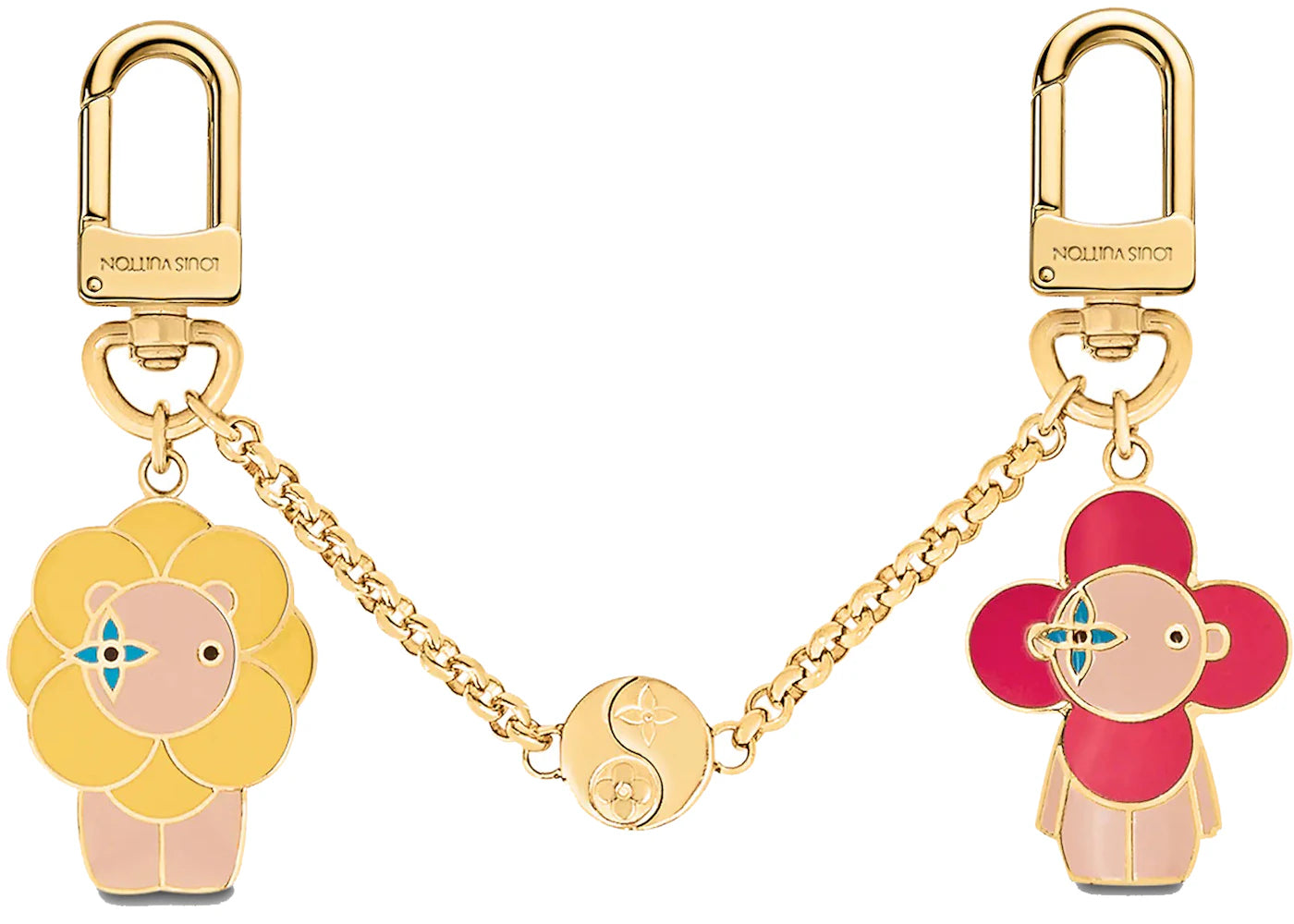 Louis Vuitton Vivienne And Petula Best Friend Bag Charm And Key Holder Vivienne Holiday Gold