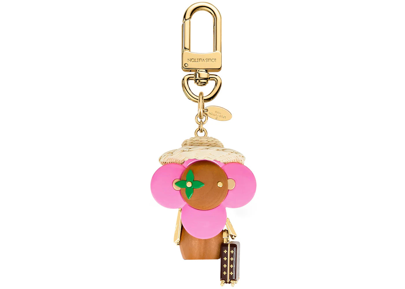 Louis Vuitton Vivienne Explorer Keyring Vivienne Holiday Rose/Pink