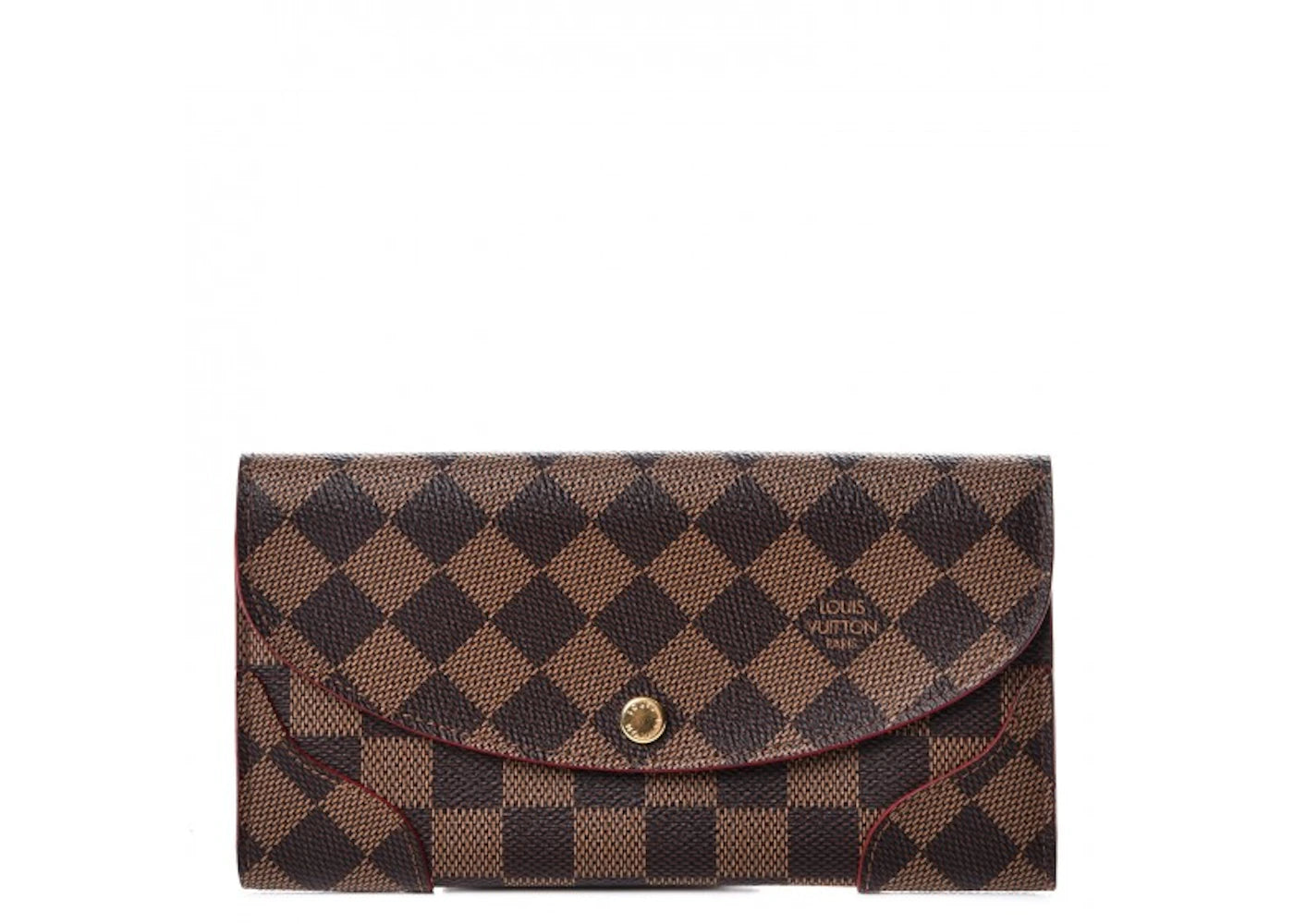 Louis Vuitton Caissa Wallet Damier Ebene Cerise Cherry