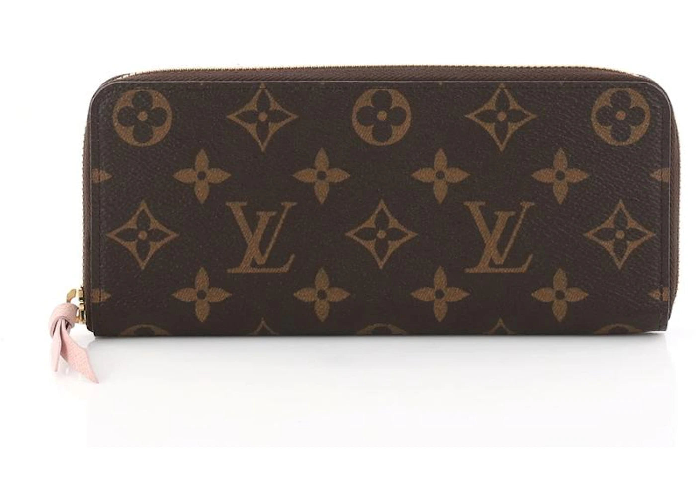 Louis Vuitton Wallet Clemence Monogram Rose Ballerine