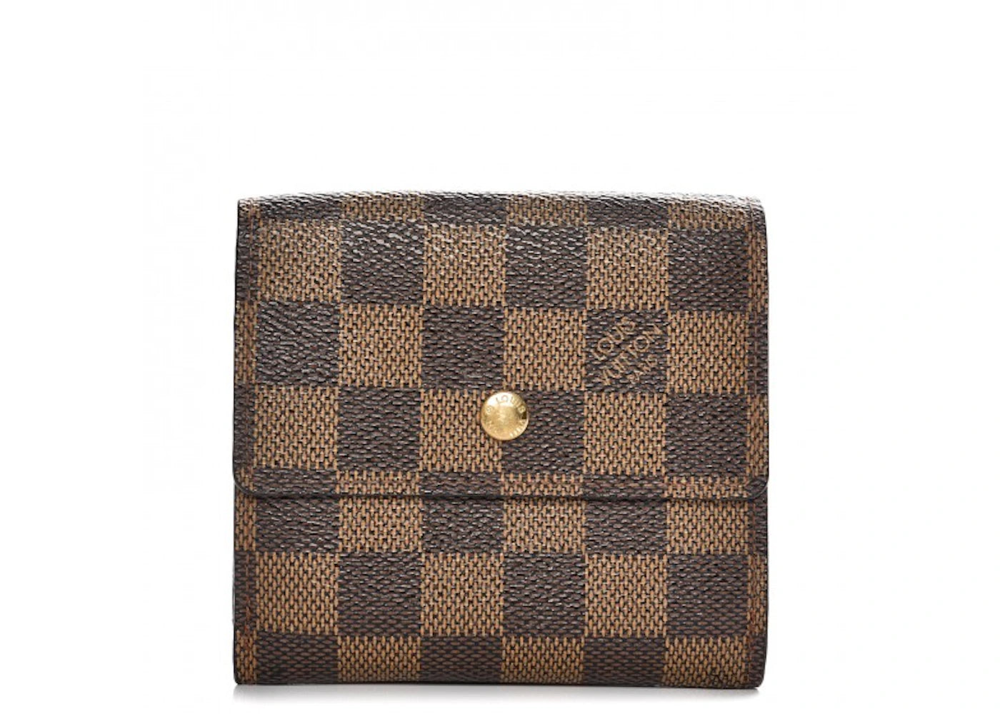 Louis Vuitton Wallet Elise Damier Ebene Brown