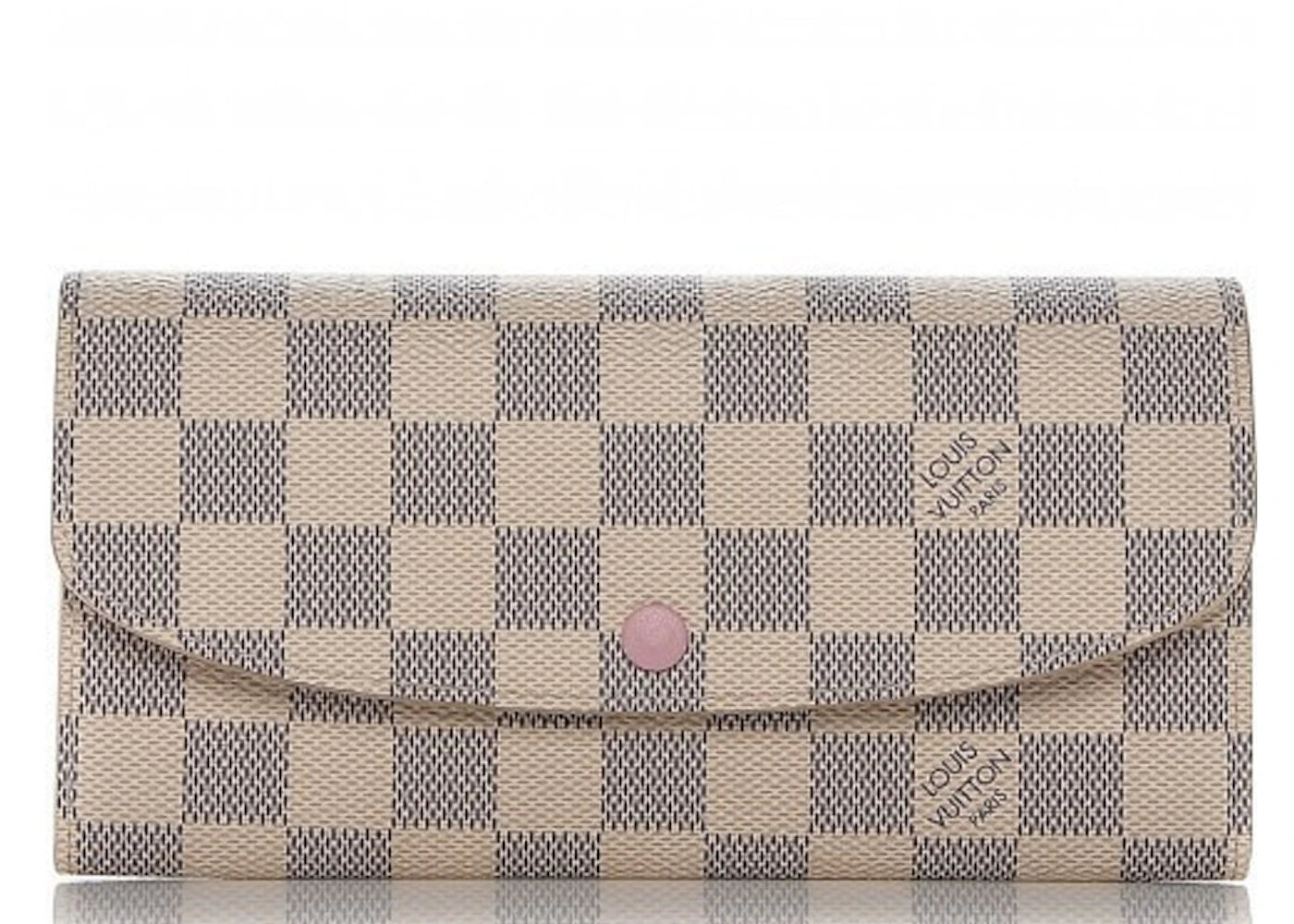 Louis Vuitton Wallet Emilie Damier Azur Rose Ballerine Interior