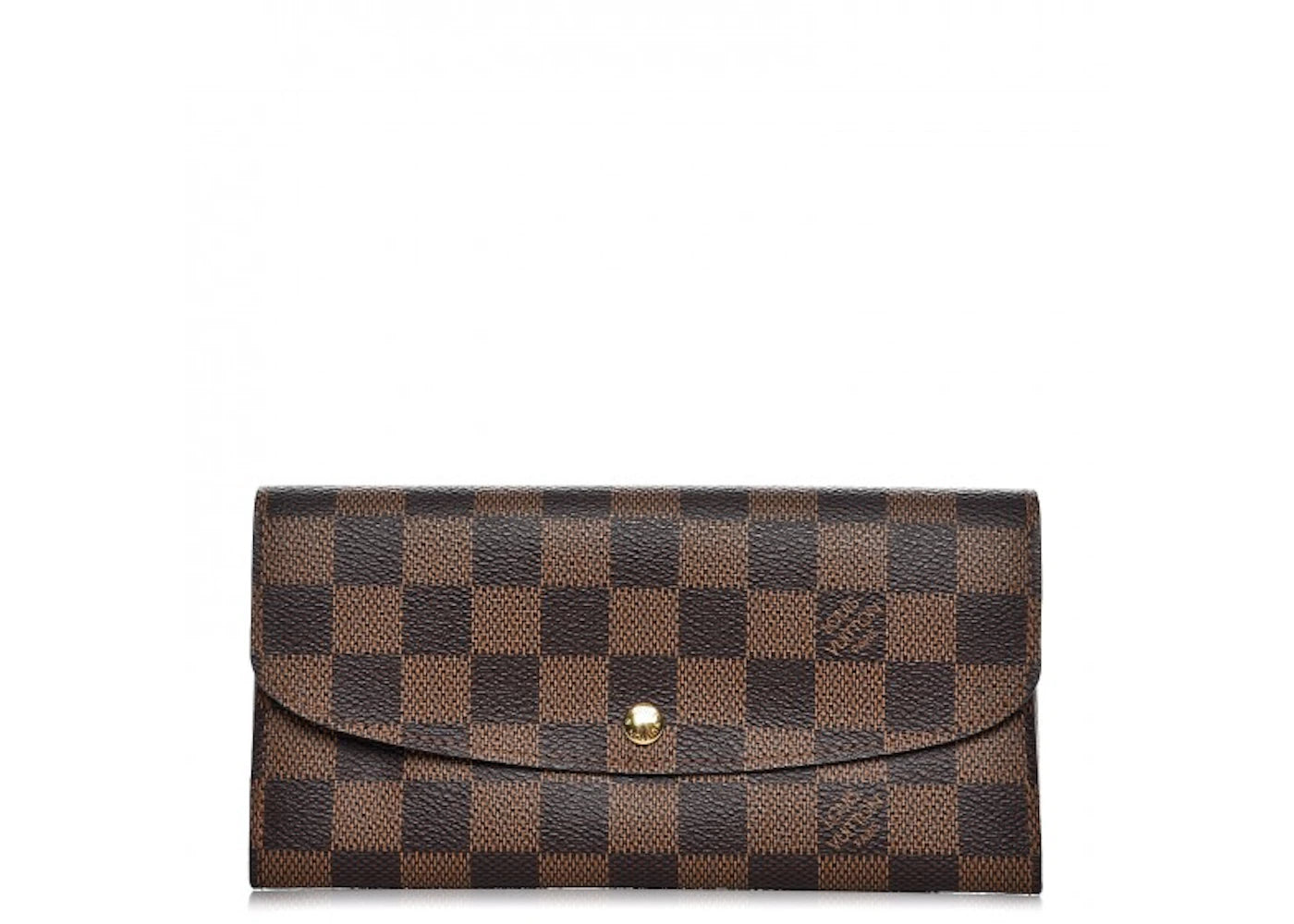 Louis Vuitton Wallet Emilie Damier Ebene Brown