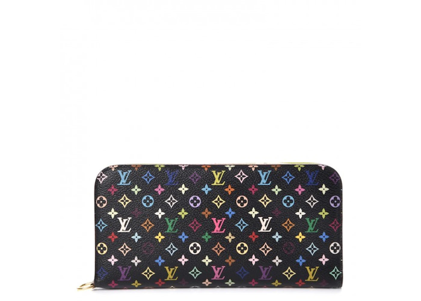 Louis Vuitton Wallet Insolite Monogram Multicolor Noir Black/Pistache
