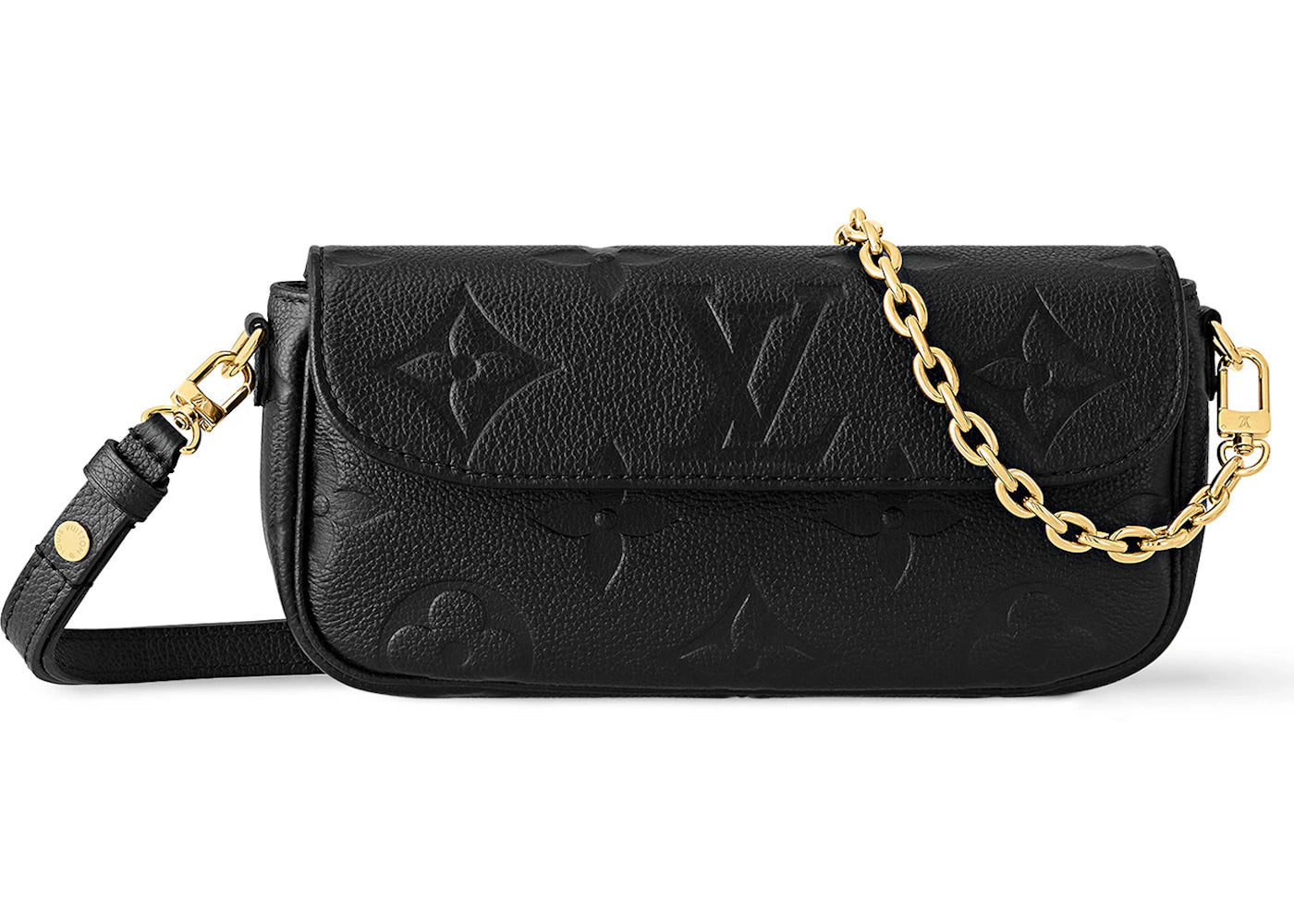 Louis Vuitton Wallet On Chain Ivy Black