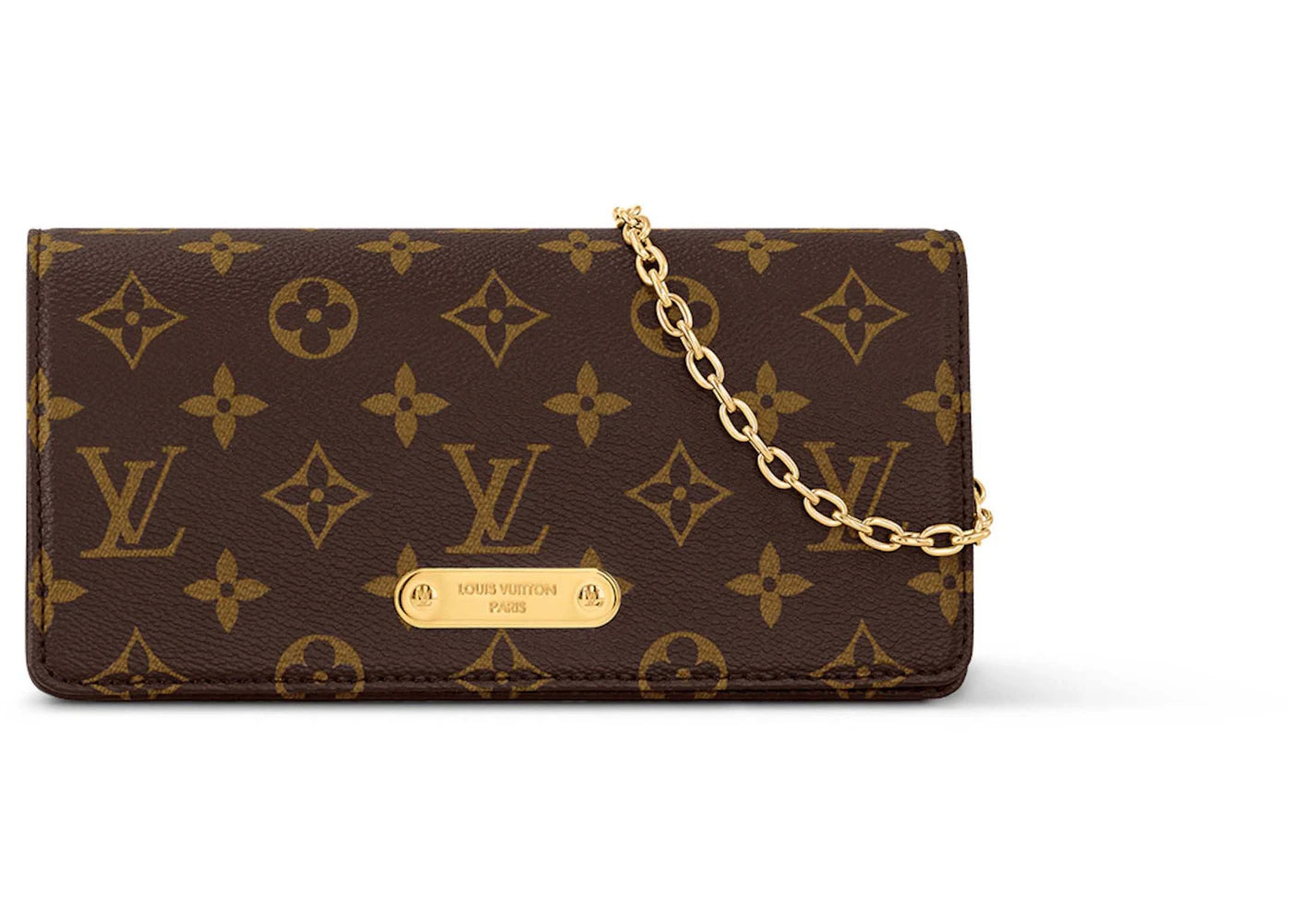 Louis Vuitton Wallet On Chain Lily Monogram