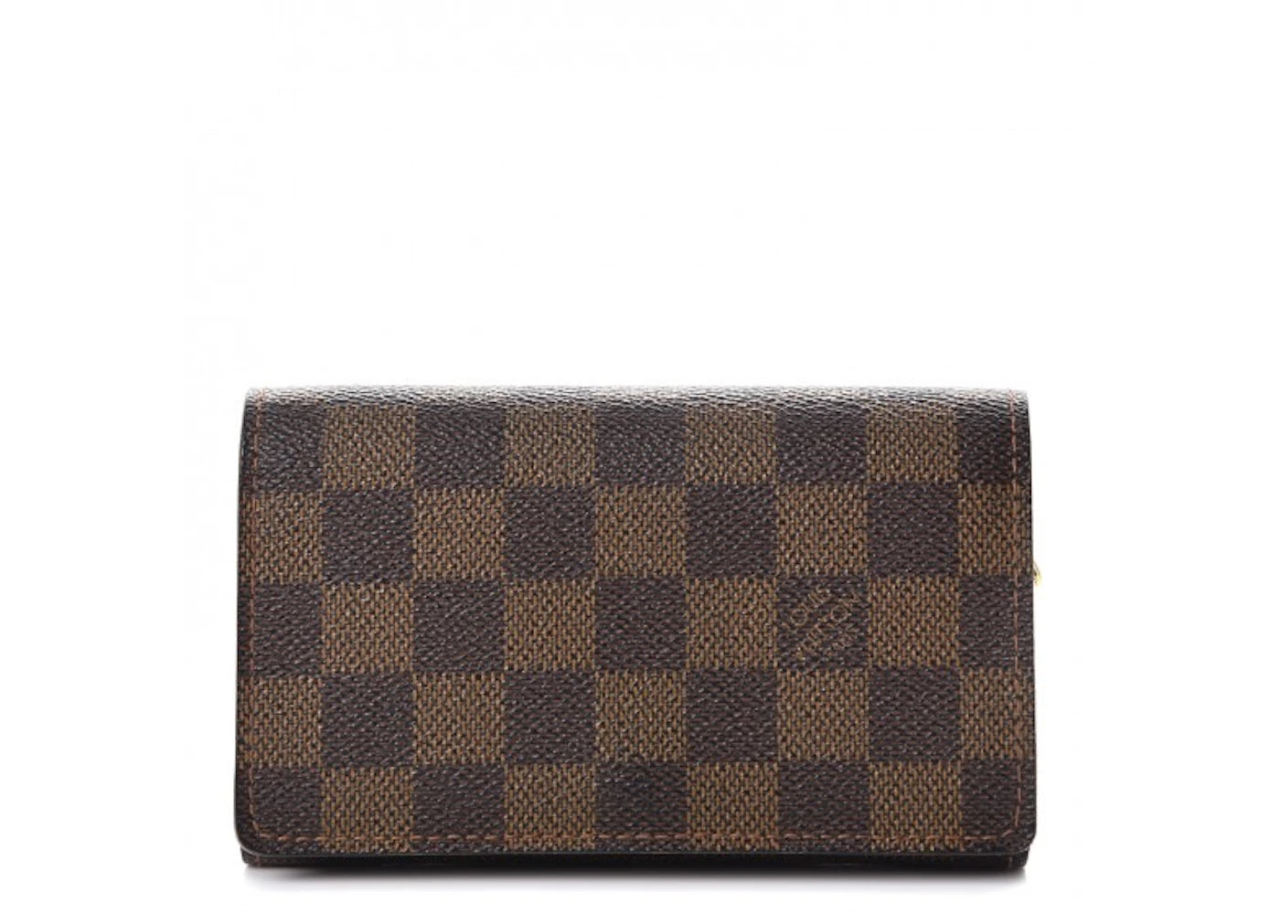Louis Vuitton Wallet Porte Monnaie Billets Tresor Damier Ebene Brown