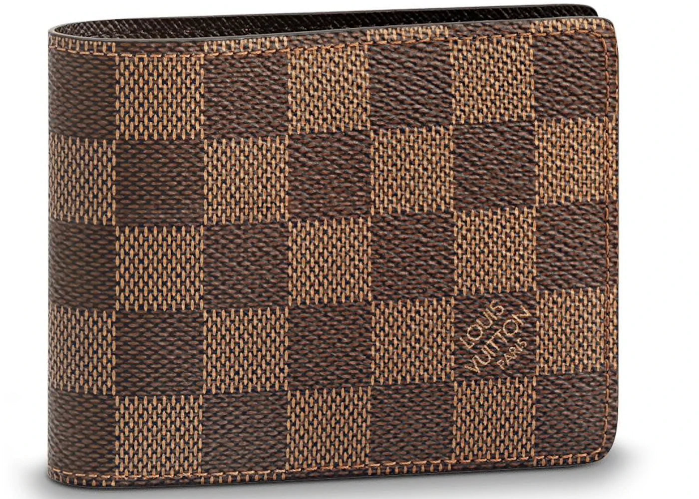 Louis Vuitton Wallet Slender Damier Ebene Brown
