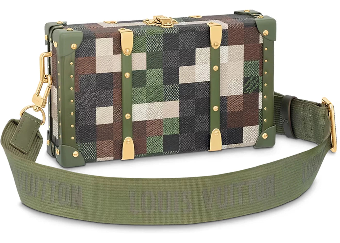 Louis Vuitton Wallet Trunk Damoflage Green Damoflage Damier