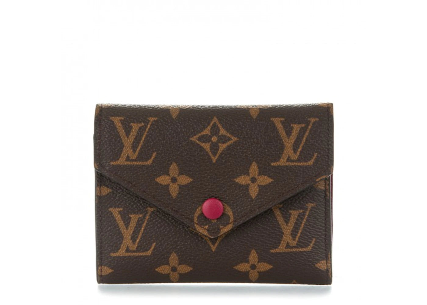 Louis Vuitton Wallet Victorine Monogram Fuchsia Lining