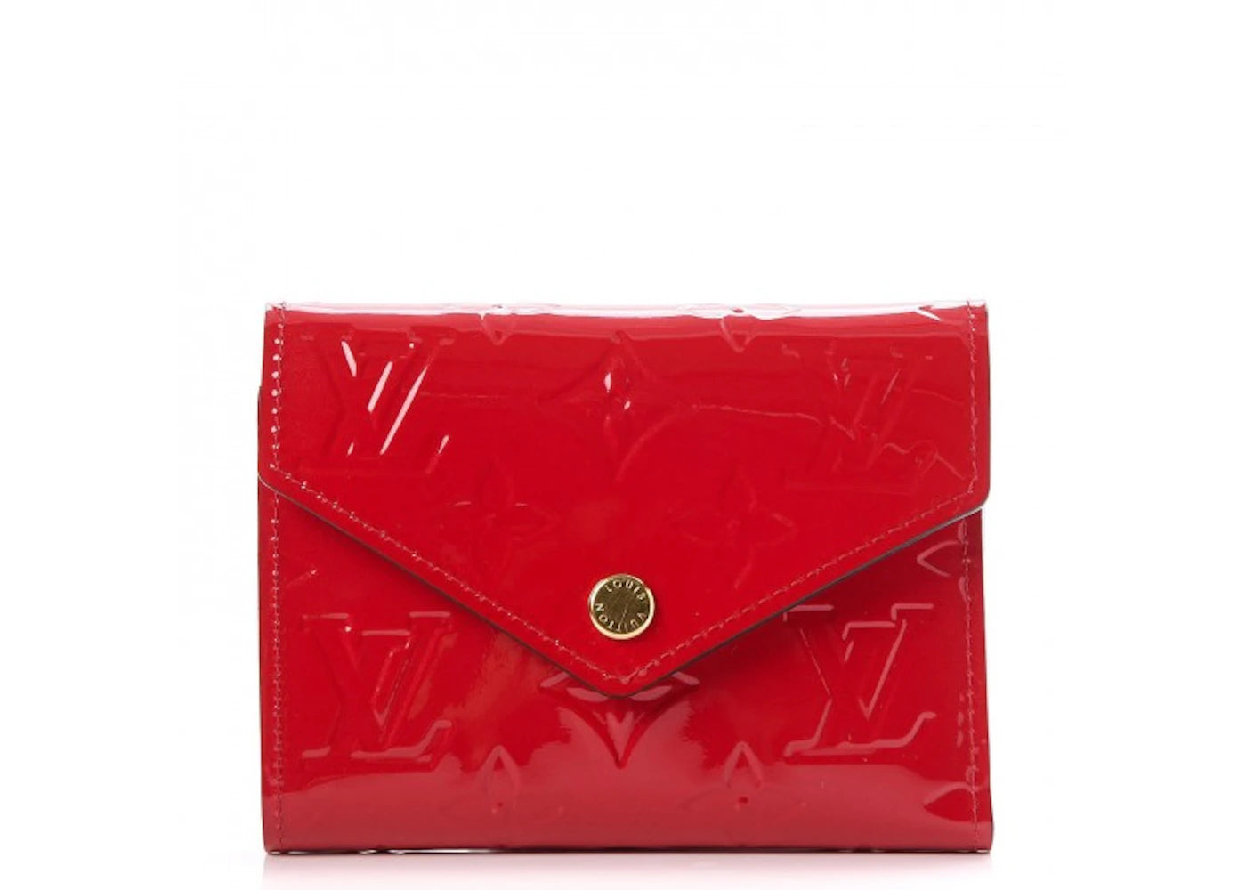 Louis Vuitton Wallet Victorine Monogram Vernis Cerise Cherry