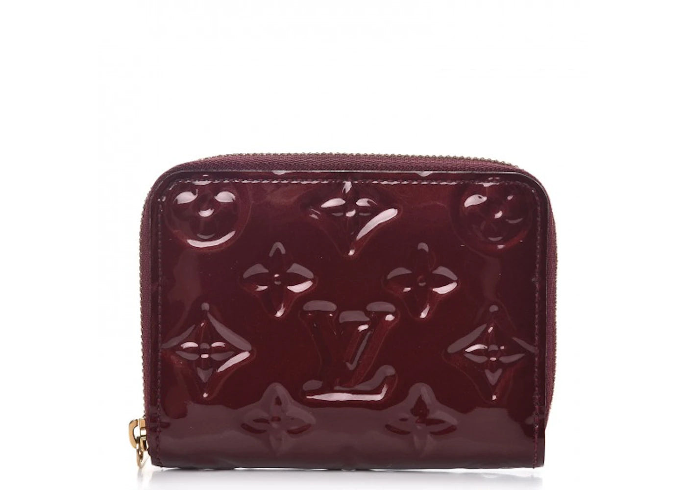 Louis Vuitton Wallet Zippy Coin Purse Monogram Vernis Rogue Fauviste