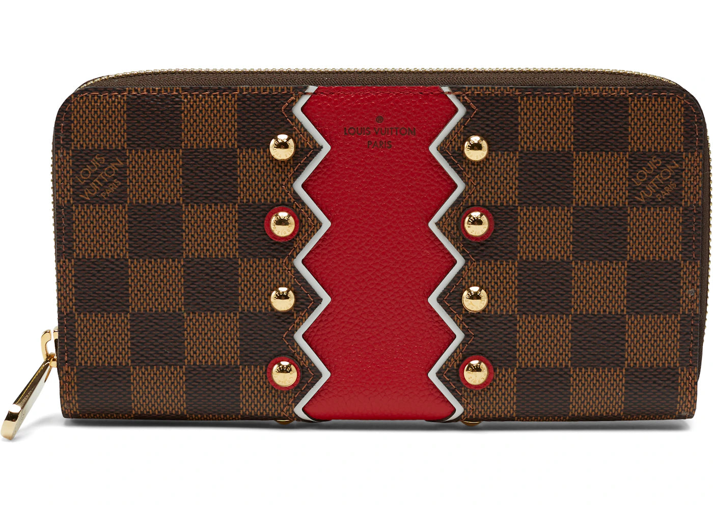 Louis Vuitton Zippy Wallet Damier Ebene Karakoram Rubis Brown