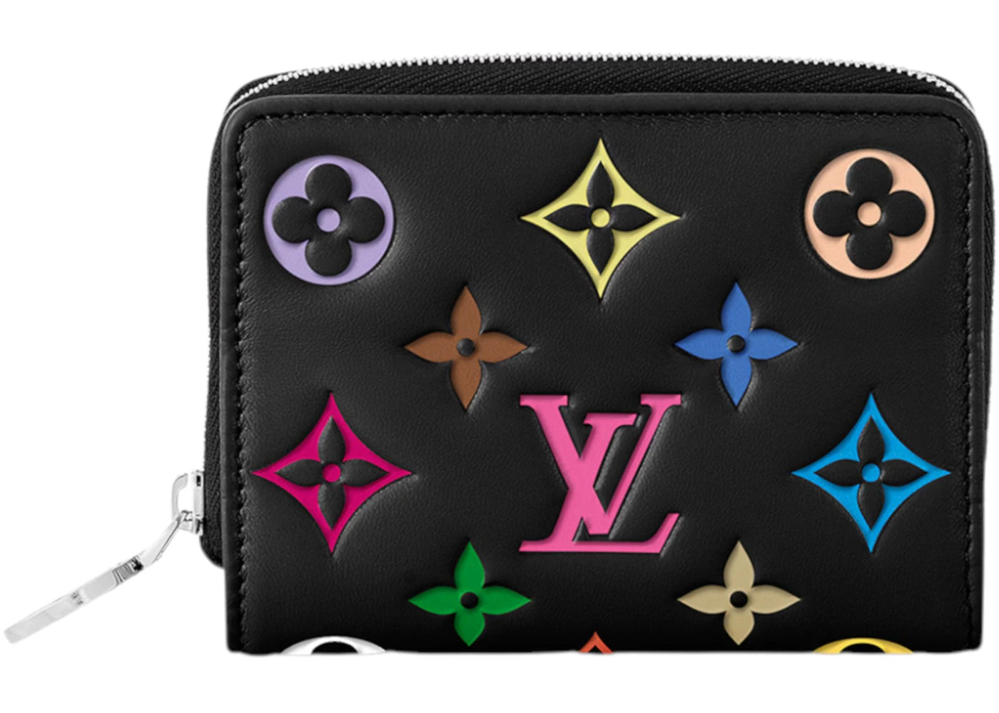 Louis Vuitton x Takashi Murakami Lou Wallet Black Multicolored