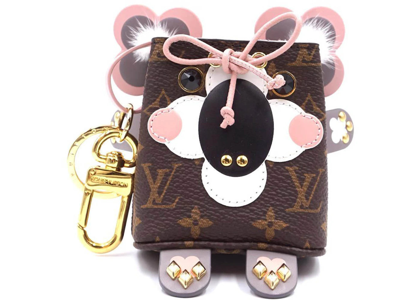 Louis Vuitton Wild Puppet NeoNoe Koala Bag Charm and Key Holder Monogram Brown