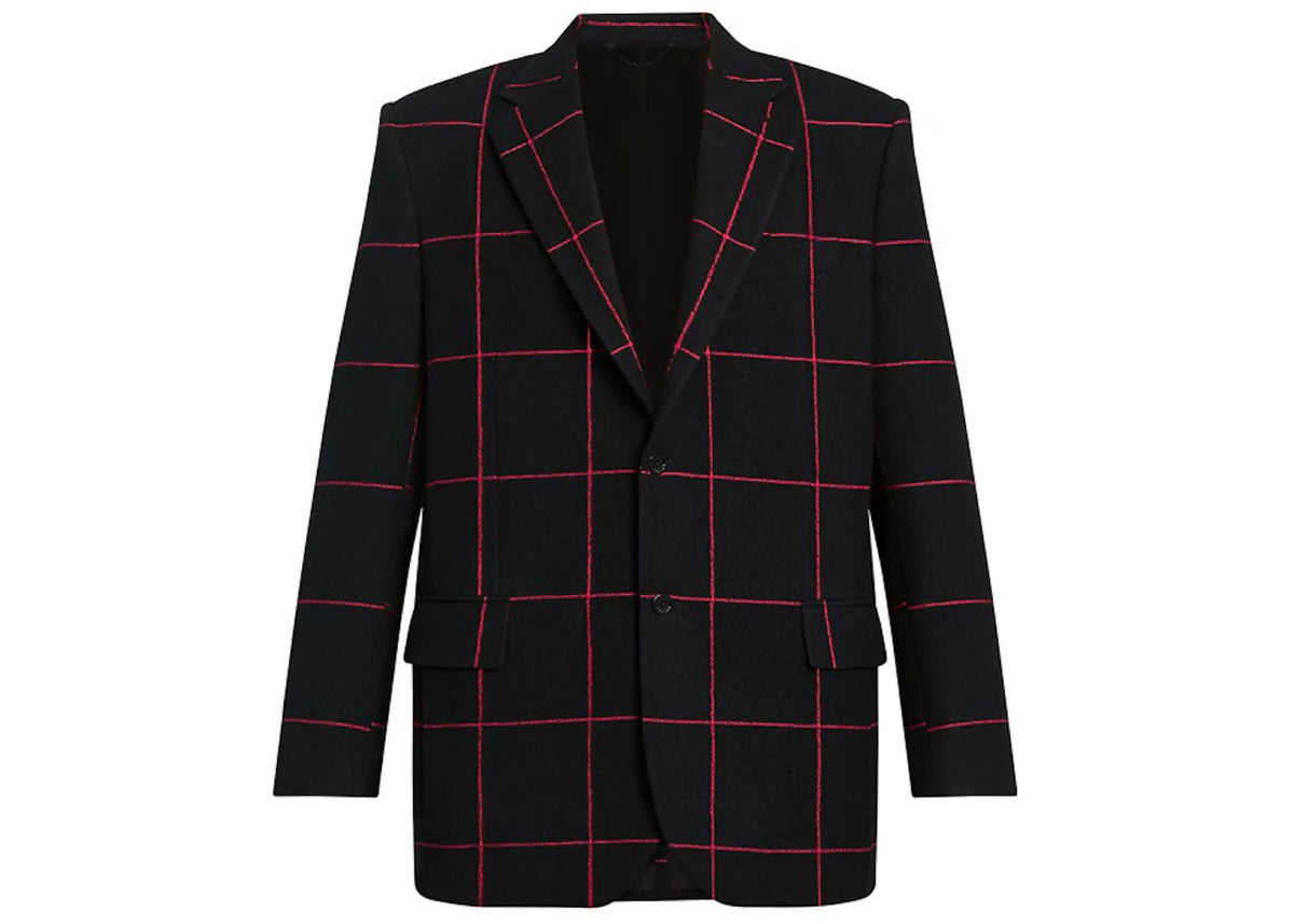 Jacket Id Window Louis Vuitton Window Pane Jacket Black – Side Kicks