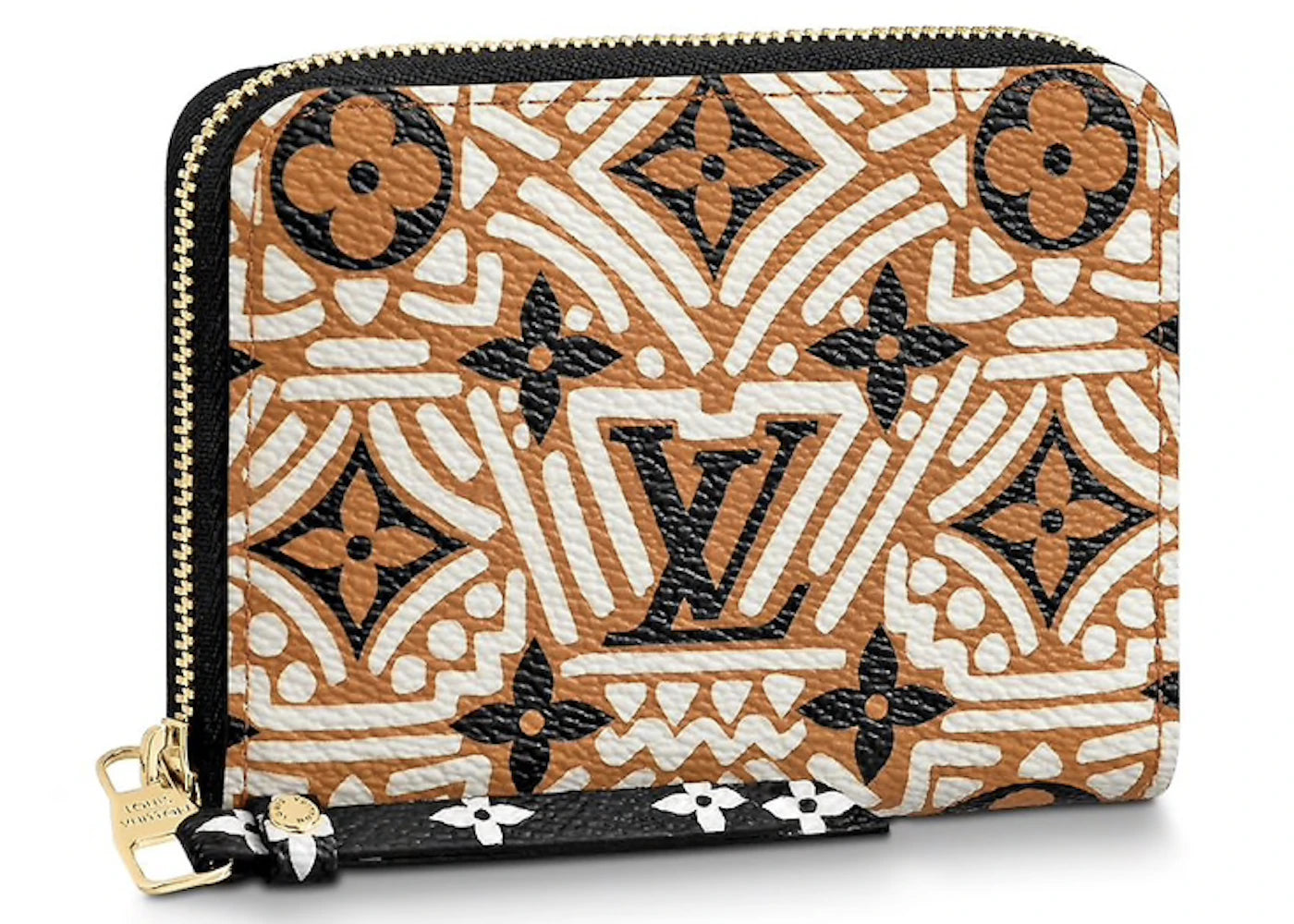 Louis Vuitton Crafty Zippy Coin Purse Caramel/Cream