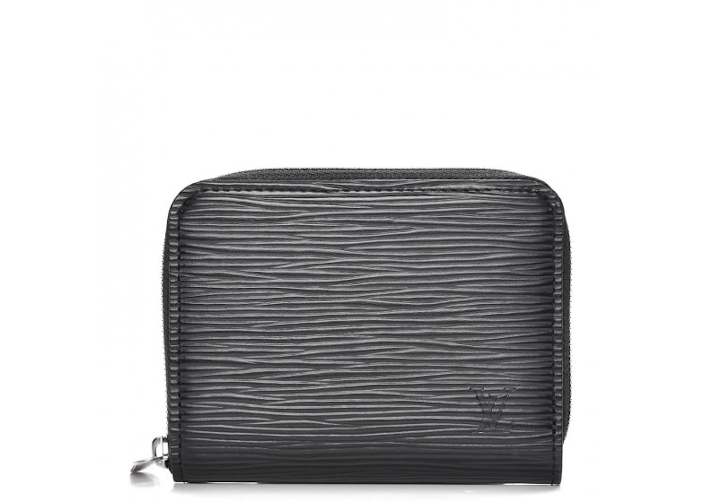 Louis Vuitton Zippy Coin Purse Epi Noir Black