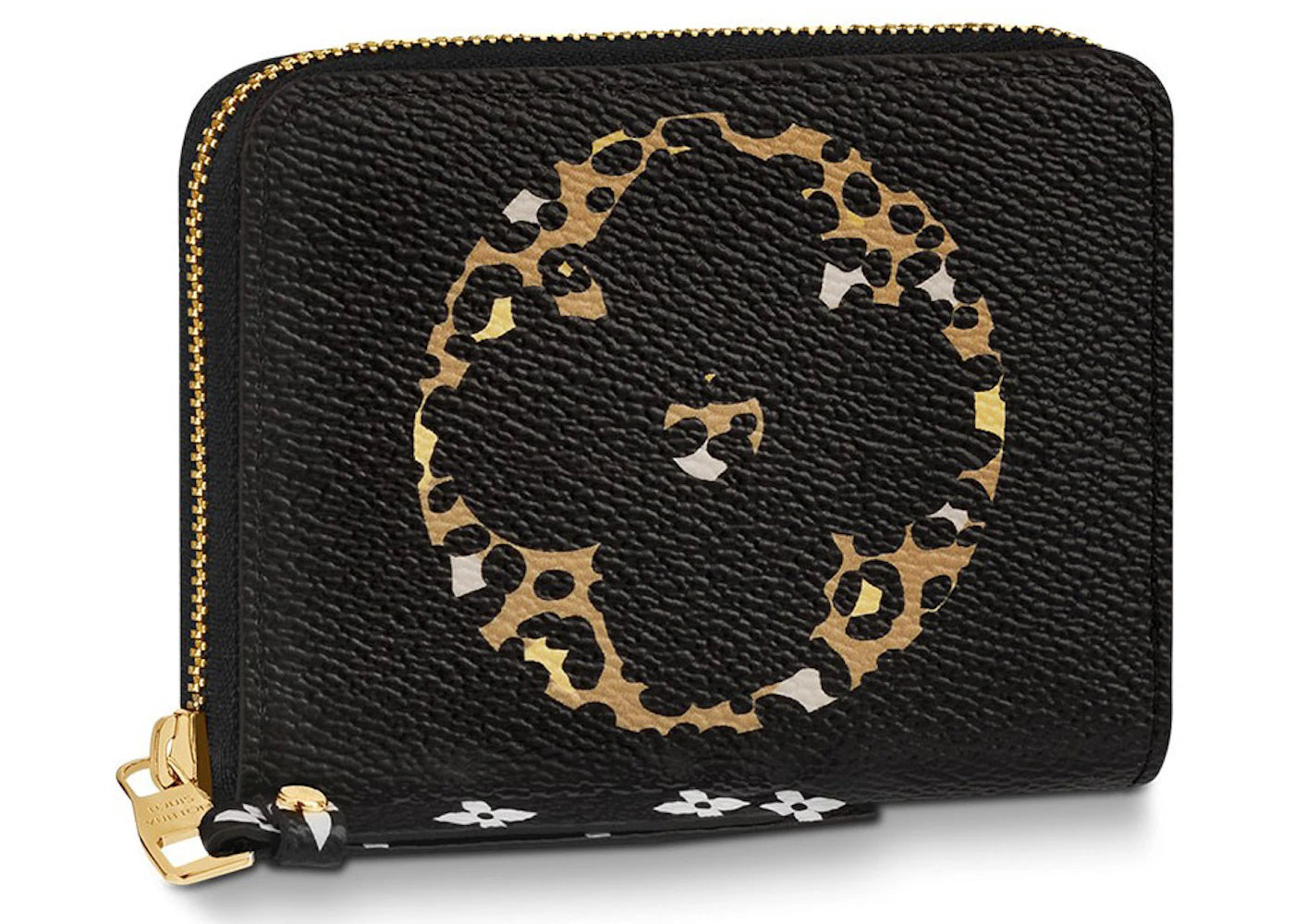 Louis Vuitton Zippy Coin Purse Monogram Giant Jungle Black Multicolor