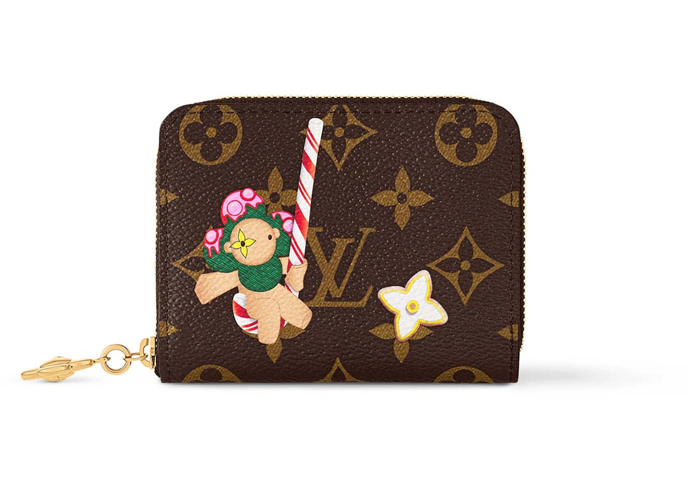 Louis Vuitton Zippy Coin Purse Monogram/Candy Red