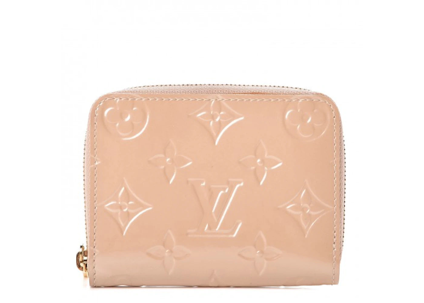 Louis Vuitton Zippy Coin Purse Monogram Vernis Rose Florentine