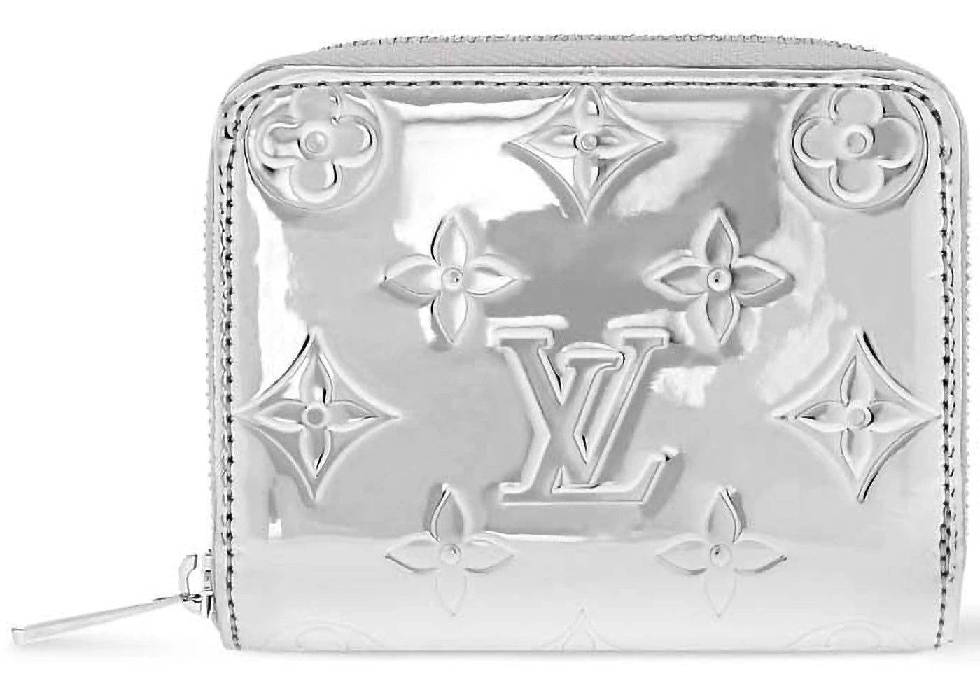 Louis Vuitton Zippy Coin Purse Silver