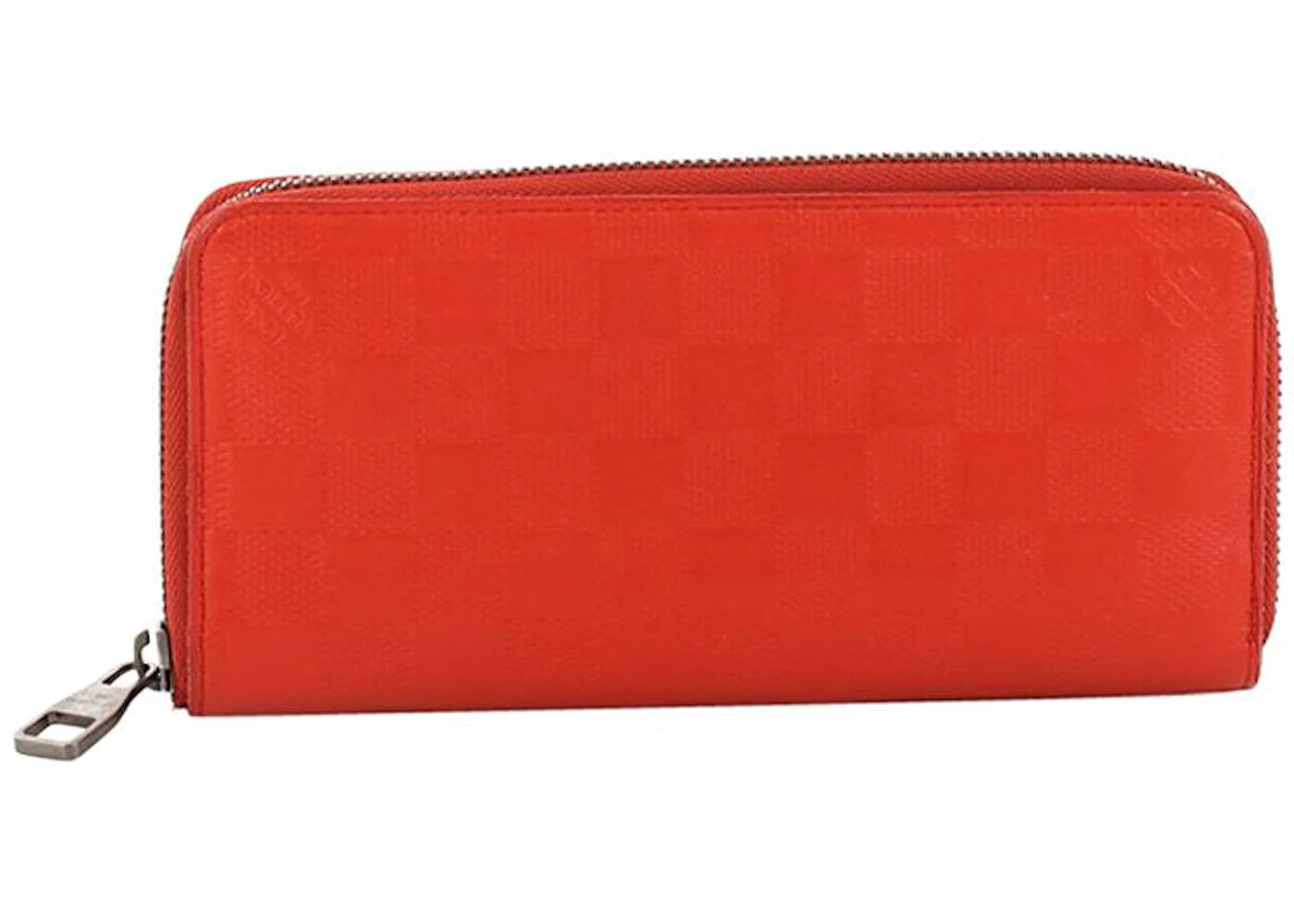 Louis Vuitton Zippy Vertical Wallet Damier Infini Red