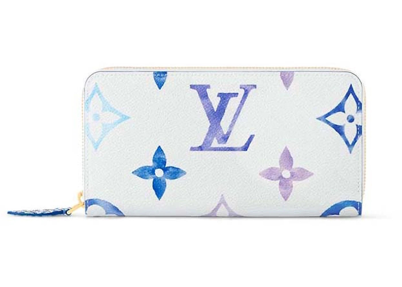 Louis Vuitton Zippy Wallet Blue Monogram