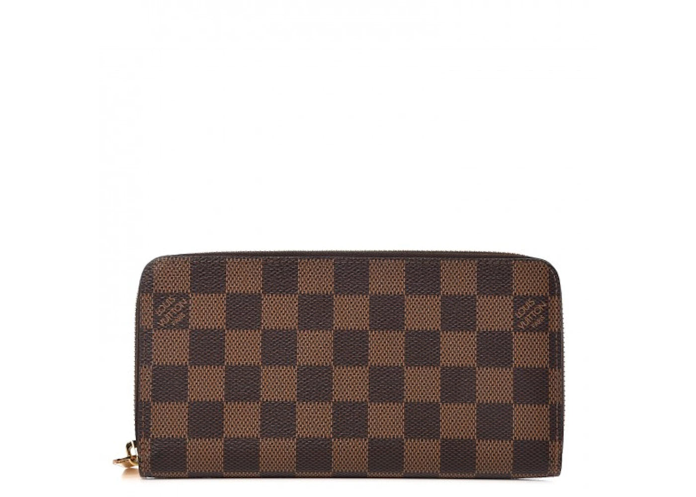 Louis Vuitton Zippy Wallet Damier Ebene Rose Ballerine