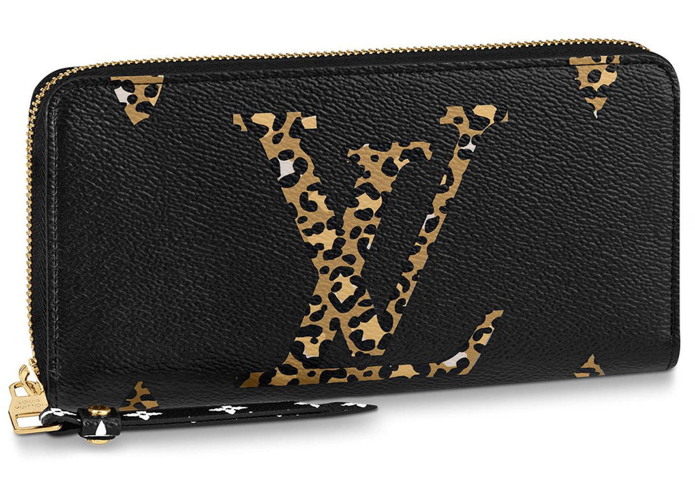 Louis Vuitton Zippy Wallet Monogram Giant Jungle Black Multicolor