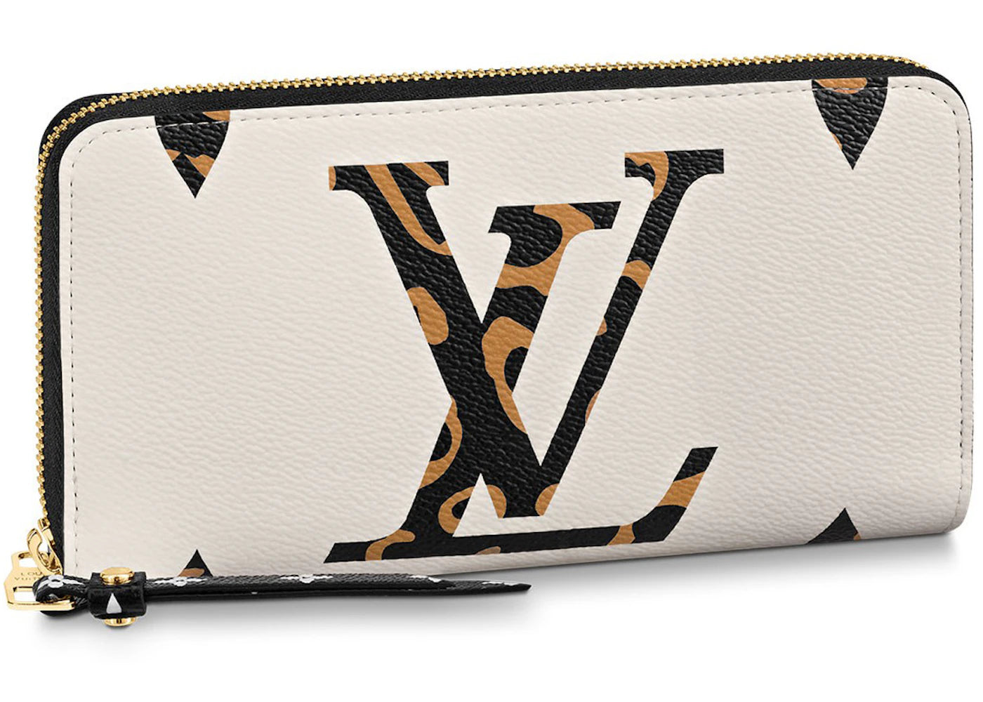 Louis Vuitton Zippy Wallet Monogram Giant Jungle Ivory Beige Multicolor